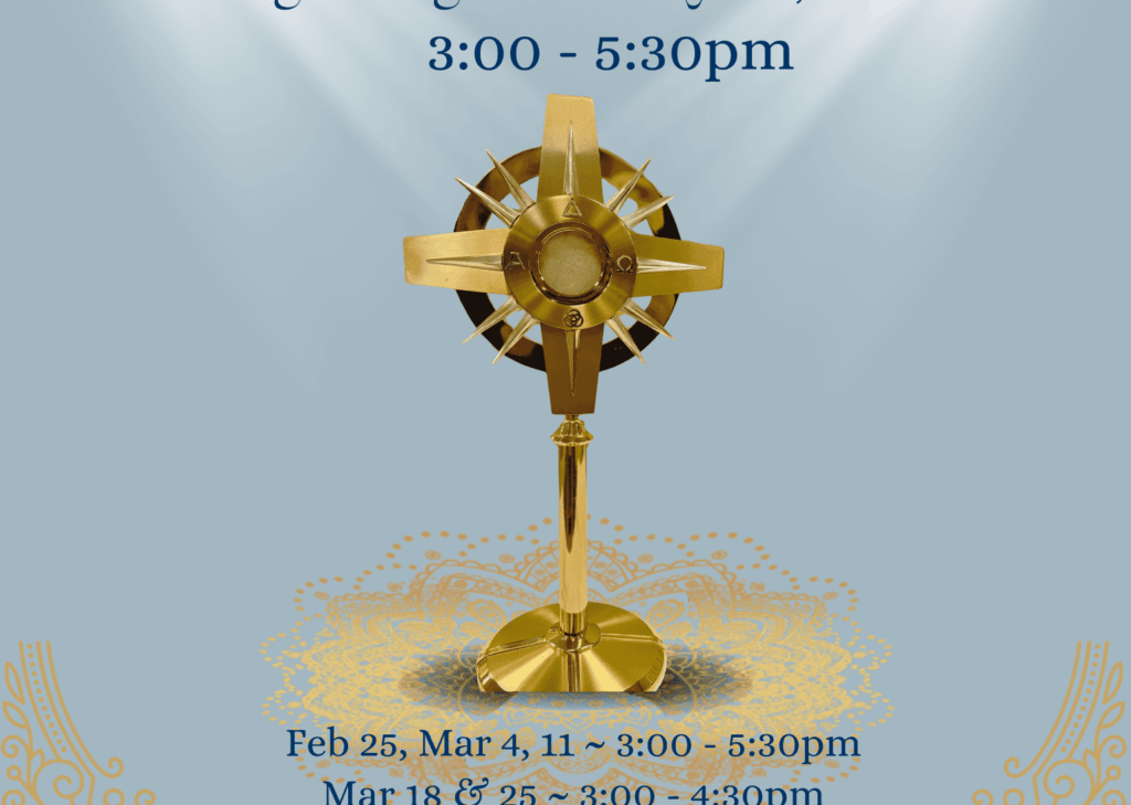 Lenten Adoration, Wednesdays 2026