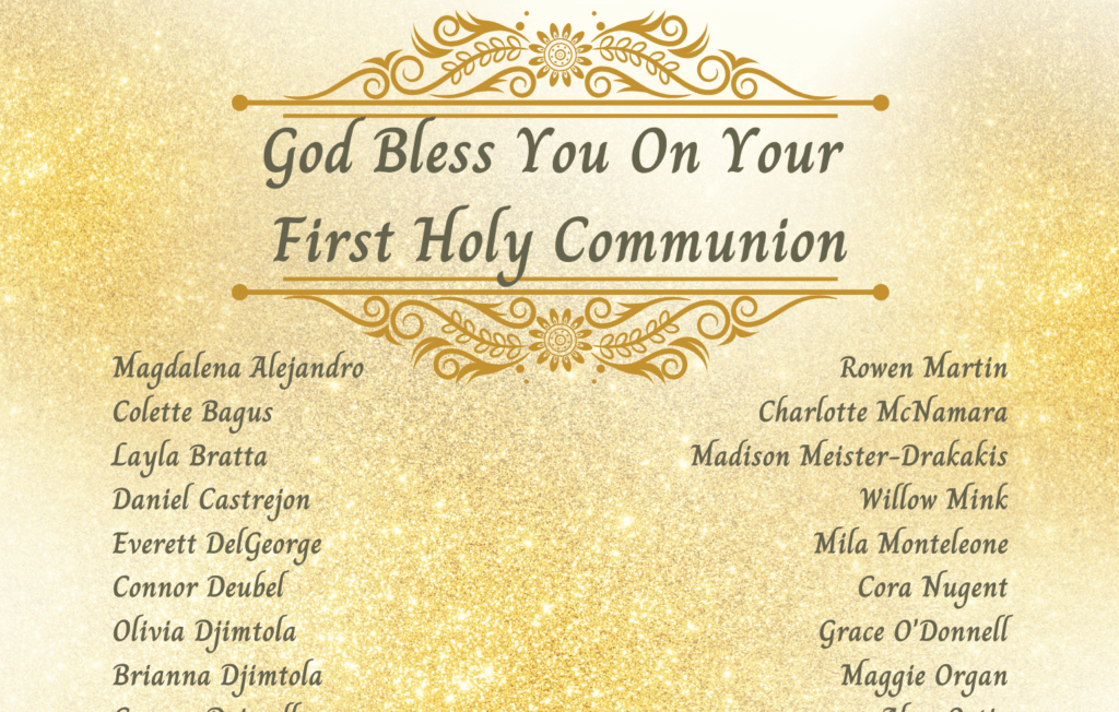 First Communion 2026