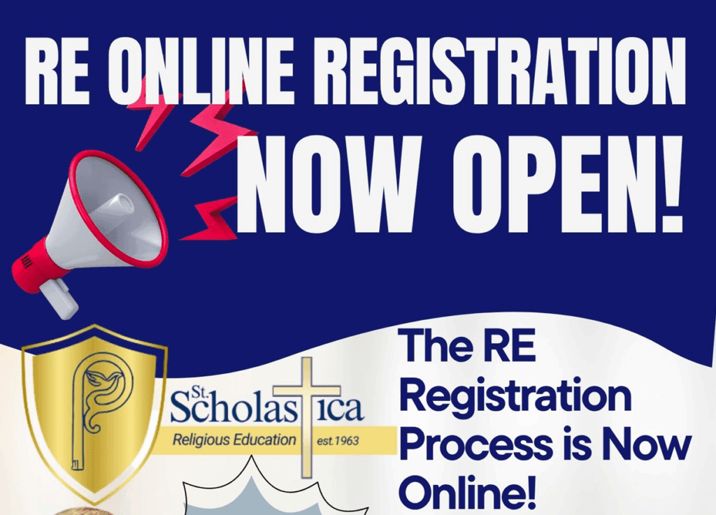 Religious Education Enrollment is now open!